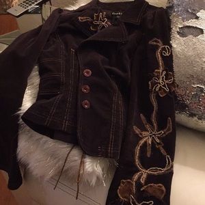 BEBE brown corduroy jacket